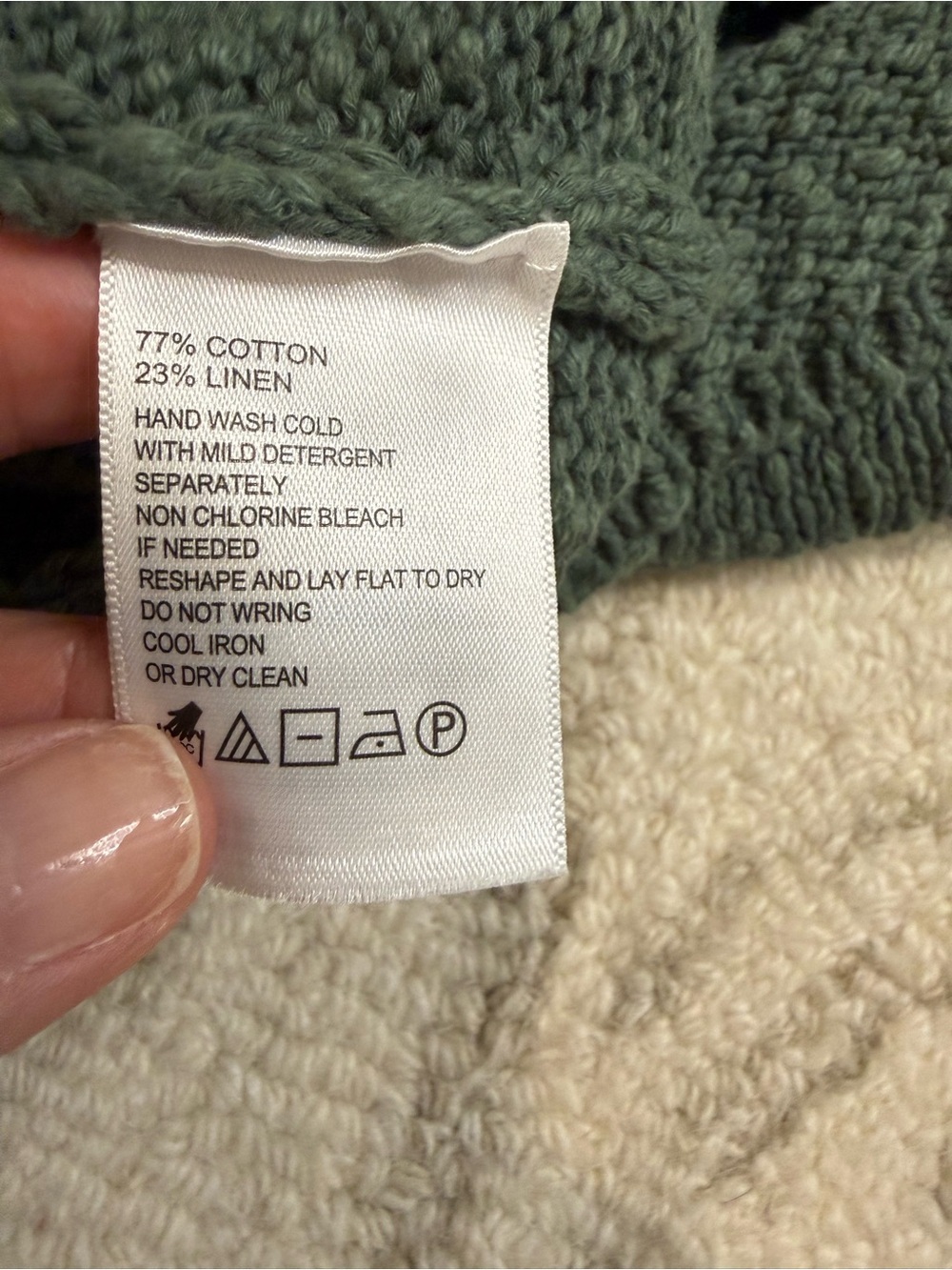 Tommy Bahama Cotton Linen Knit Sleeveless Sweater Tank Top XS Green - Picture 5 of 7